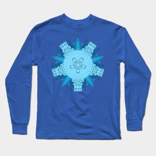 Ancient City blue Long Sleeve T-Shirt